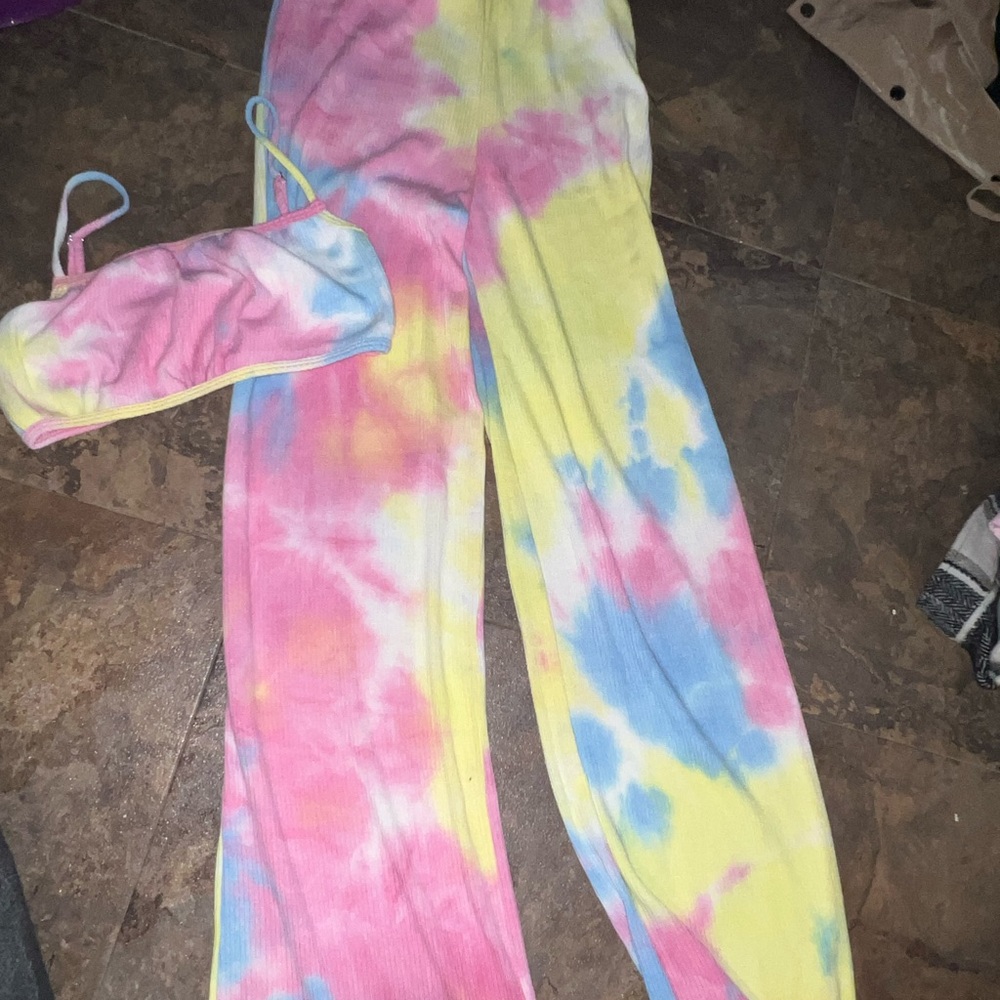 Tie-Dye Pajama Set